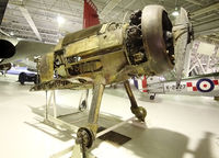 N5628 - Wreck preserved inside London - RAF Hendon Museum - by Shunn311