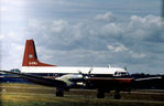 G-ATMJ @ BOH - HS.748 Series 2 of the Civil Aviation Authority seen on a visit to Bournemouth Hurn in the Summer of 1976. - by Peter Nicholson