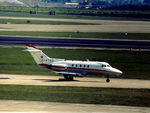 G-ATPD @ LHR - Shell Aviation HS.125 Series 1B as seen at Heathrow in May 1974. - by Peter Nicholson