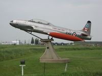 21130 @ CYBR - Displayed on a pedestal near the Municipal Airport in Brandon, Manitoba, Canada in 2012. - by Alf Adams