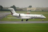 CS-DKE @ LFPB - Gulfstream Aerospace G-V-SP Gulfstream G550, Taxiing after landing, Paris-Le Bourget airport (LFPB-LBG) - by Yves-Q