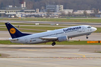 D-ABEW @ LSZH - Boeing 737-330 [27905] (Lufthansa) Zurich~HB 05/04/2009 - by Ray Barber