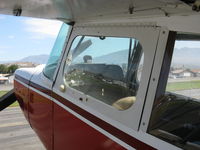 N2693Z @ SZP - 1978 Bellanca 8GCBC SCOUT, Lycoming O&VO-360 180 Hp, open-able cockpit window in flight - by Doug Robertson