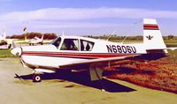 N6806U @ BUM - 1963 Mooney M20C shortly after it's annual at BUM. - by G Merchant