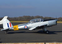 G-ARMC @ EGTB - Chipmunk 22A at Wycombe Air Park, marked with RAF serial WB703. - by moxy