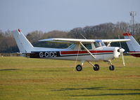 G-CICC @ EGLD - Cessna 152 at Denham - by moxy