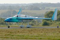 F-PZPN @ LFRU - Rutan Long-EZ, Solo display, Morlaix-Ploujean airport (LFRU-MXN) air show in september 2014 - by Yves-Q