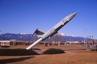 56-0936 @ KCOS - Shown on a pedestal at Peterson Air Force Base, Colorado Springs, Colorado in 1992. The number painted on the tail is incorrect for this aircraft. - by Alf Adams