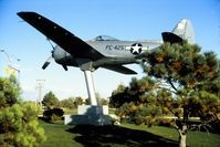 44-89425 @ KCOS - Shown on a pedestal on Peterson Air Force Base, Colorado Springs, Colorado in 1992. - by Alf Adams