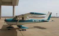N7987F @ TME - Cessna 150F - by Mark Pasqualino