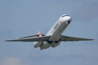 EI-EXA @ LFRB - Boeing 717-2BL, Take off rwy  07R, Brest-Bretagne Airport (LFRB-BES) - by Yves-Q