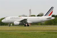 F-GRHX @ LFRB - Airbus A319-111, Take off rwy 25L, Brest-Bretagne Airport (LFRB-BES) - by Yves-Q