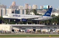 N509JB @ FLL - Jet Blue (new tail design) - by Florida Metal