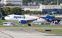 N521NK @ FLL - Spirit A319 - by Florida Metal
