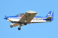 G-ECAP @ EGSH - About to land at Norwich. - by Graham Reeve