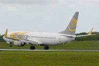 OY-PSE @ LFRB - Boeing 737-809, Landing Rwy 25L, Brest-Bretagne Airport (LFRB-BES) - by Yves-Q