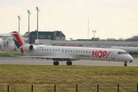 F-HMLM @ LFRB - Canadair Regional Jet CRJ-1000, Taxiing  to parking area, Brest-Bretagne Airport (LFRB-BES) - by Yves-Q
