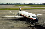 G-AVBX @ EGCC - Another view of this Laker Airways One Eleven 320 seen at Manchester in the Summer of 1977. - by Peter Nicholson