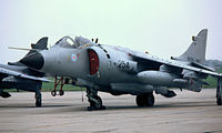 ZA193 @ EGDY - BAe Sea Harrier FRS.1 [41H-912032] (Royal Navy) RNAS Yeovilton~G 31/07/1982. From a slide. - by Ray Barber