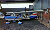 OE-AYN @ LOLU - Cessna 150D [150-60596] Gmunden~OE 04/05/1983. From a slide. - by Ray Barber