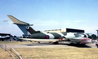 XL231 @ EGCN - Handley-Page Victor K.2 [HP80/76] (Royal Air Force) RAF Finningley 30/07/1977. From a slide. - by Ray Barber