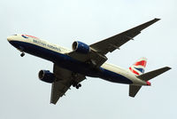 G-VIIX @ EGLL - Boeing 777-236ER [29966] (British Airways) Home~G 27/02/2010. On approach 27R. - by Ray Barber