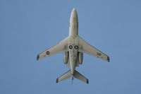 129 @ LFRJ - Dassault Falcon 10 MER, Take off Rwy 26, Landivisiau Naval Air Base (LFRJ) - by Yves-Q