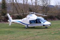 G-IWRB @ EGBC - Agusta A.109A-2 [7386] Cheltenham~G 12/03/2013 - by Ray Barber
