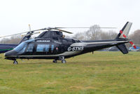 G-STNS @ EGBC - Agusta A-109A-II [7324] Cheltenham~G 14/03/2008 - by Ray Barber