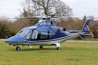 G-WOFM @ EGBC - Agusta A.109E Power [11678] Cheltenham~G 16/03/2012 - by Ray Barber