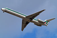 I-DACS @ EGLL - McDonnell-Douglas DC-9-82 [53053] (Alitalia) Home~G 28/03/2010. On approach 27R. - by Ray Barber