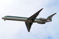 I-DATG @ EGLL - McDonnell-Douglas DC-9-82 [53225] (Alitalia) Home~G 26/03/2010. On approach 27R. - by Ray Barber