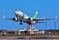 PH-XRX @ LGKC - Tramsavia takeoff  rwy 20 PH-XRX, Boeing 737-700, Transavia - by Alex philipopoulos