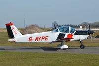 G-AYPE @ EGSV - Just landed at Old Buckenham.