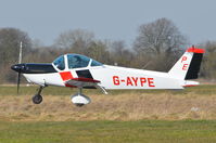 G-AYPE @ EGSV - Landing at Old Buckenham - by Graham Reeve