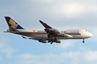 9V-SFD @ EGLL - Boeing 747-412F [26553] (Singapore Airlines Cargo) Home~G 25/05/2013. On approach 27L. - by Ray Barber