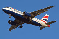 G-EUPR @ EGLL - Airbus A319-131 [1329] (British Airways) Home~G 19/01/2011. On approach 27R. - by Ray Barber