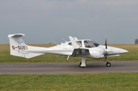 G-SUEI @ EGSH - About to depart from Norwich. - by Graham Reeve