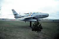 52-6974 @ KGFA - Displayed at Malmstrom Air Force Base, Great Falls, Montana in 1986. - by Alf Adams