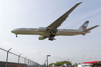 A6-ETQ @ CYYZ - On short final for runway 23 at Toronto Pearson over Airport Rd. - by BlindedByTheFlash