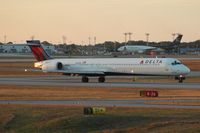 N910DN @ PNS - Delta MD-90 - by Florida Metal