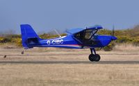 G-CIBC @ EGFH - Visiting microlight aircraft departing Runway 04. - by Roger Winser