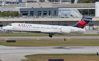 N990AT @ FLL - Delta - by Florida Metal