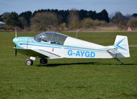 G-AYGD @ EGLM - Jodel DR1051 at White Waltham. Ex F-BLRE - by moxy
