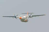 F-GFJH @ LFRB - ATR 42-300, ILS unit calibration, Brest-Bretagne Airport (LFRB-BES) - by Yves-Q