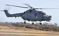 ZD260 @ EGFH - Visiting Royal Navy Lynx helicopter coded 301 of 815 NAS. Brought up to HMA.8SRU standards. - by Roger Winser