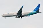 PK-GMV @ WIII - Garuda B738 landing. - by FerryPNL