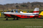 G-AYWM @ EGBT - at the Vintage Aircraft Club spring rally - by Chris Hall