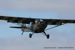 G-AKSY @ EGBT - at the Vintage Aircraft Club spring rally - by Chris Hall