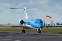 PH-WXC @ EGSH - Just landed at Norwich. - by Graham Reeve